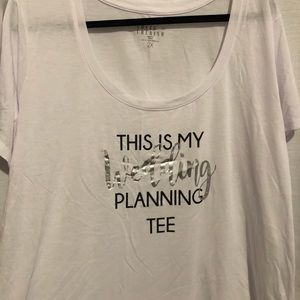 Love & Cherish Wedding Planning Tee, 2XL